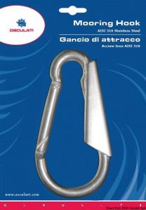 Gancio dâaccosto a baionetta in acciaio inox